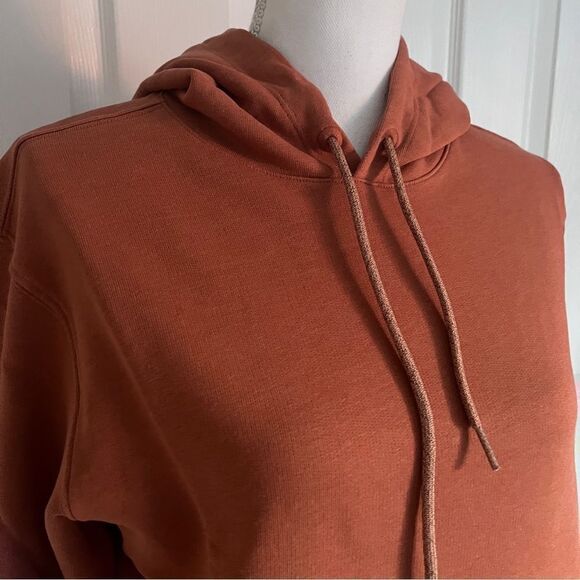 Allbirds R&R Cotton Blend Hoodie Sweatshirt in Terracotta Medium - Picture 4 of 11